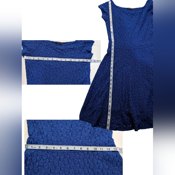 Victoria's Secret Lace Mini Dress.Electric Blue. - Picture 5 of 5